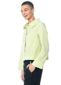 Annette Görtz, Leichte Sommerjacke Beja Mit Kragen Aus Baumwoll-Leinen-Gemisch -Kleider Geschaft beja 30 lime neu 2