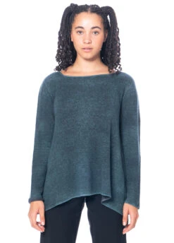 FISSORE, Handgestrickter Kaschmirpullover In Leichter A-Form Bruco 12 Col. 104 -Kleider Geschaft bruco 12 1