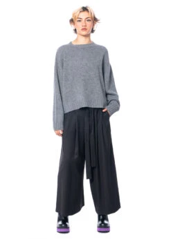 HENRY CHRIST, Lässiger Kaschmirpullover Mit Rippstrickdetails -Kleider Geschaft c60l london s 6 1