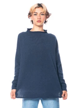 HENRY CHRIST, Kaschmirpullover Mit Kleinem Kragen