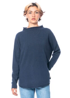 HENRY CHRIST, Kaschmirpullover Mit Kleinem Kragen -Kleider Geschaft c92rl hamburg s 2