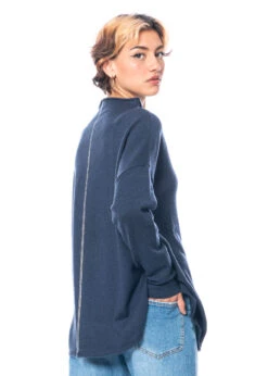 HENRY CHRIST, Kaschmirpullover Mit Kleinem Kragen -Kleider Geschaft c92rl hamburg s 5