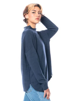 HENRY CHRIST, Kaschmirpullover Mit Kleinem Kragen -Kleider Geschaft c92rl hamburg s 8