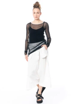 Studiob3, Hose Mit Tiefem Schritt Und Taschen Caruso -Kleider Geschaft caruso neu