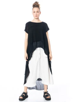 Studiob3, Hose Mit Tiefem Schritt Und Taschen Caruso -Kleider Geschaft caruso neu 3