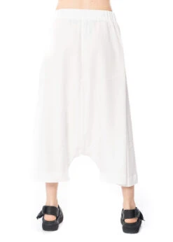 Studiob3, Hose Mit Tiefem Schritt Und Taschen Caruso -Kleider Geschaft caruso offwhite 36 38 4