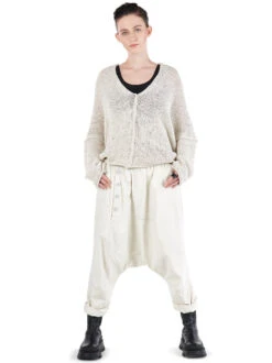 Studiob3, Oversize-Rohstrickpullover Chess