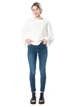 MINX, Five Pocket Jeans Ciao Mit Verkürztem Beinverlauf -Kleider Geschaft ciao darkbluewash 38