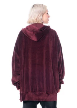 BARBARA BOLOGNA, Langer Kapuzenpulli Mit Weiten Ärmeln -Kleider Geschaft cin 001 os 3