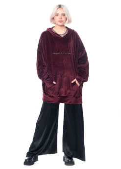 BARBARA BOLOGNA, Langer Kapuzenpulli Mit Weiten Ärmeln