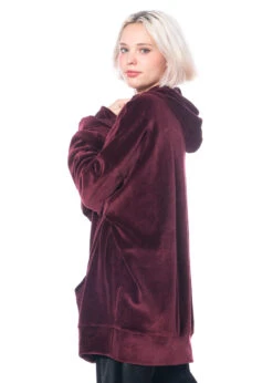 BARBARA BOLOGNA, Langer Kapuzenpulli Mit Weiten Ärmeln -Kleider Geschaft cin 001 os 5