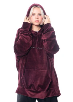 BARBARA BOLOGNA, Langer Kapuzenpulli Mit Weiten Ärmeln -Kleider Geschaft cin 001 os 7