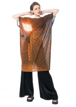 BARBARA BOLOGNA, Elegante Palazzo-Hose -Kleider Geschaft confr 41 black m