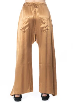 BARBARA BOLOGNA, Elegante Palazzo-Hose -Kleider Geschaft confr 41 gold m 4
