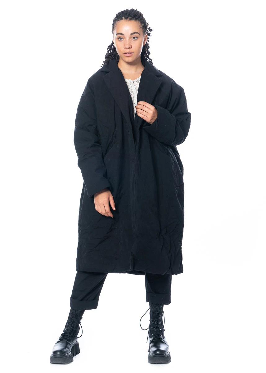 Studiob3, Oversize Wasserabweisender Mantel Corsaro 7 Studiob3, Oversize Wasserabweisender Mantel Corsaro – Bild 5