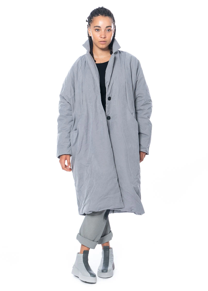 Studiob3, Oversize Wasserabweisender Mantel Corsaro 15 Studiob3, Oversize Wasserabweisender Mantel Corsaro – Bild 13