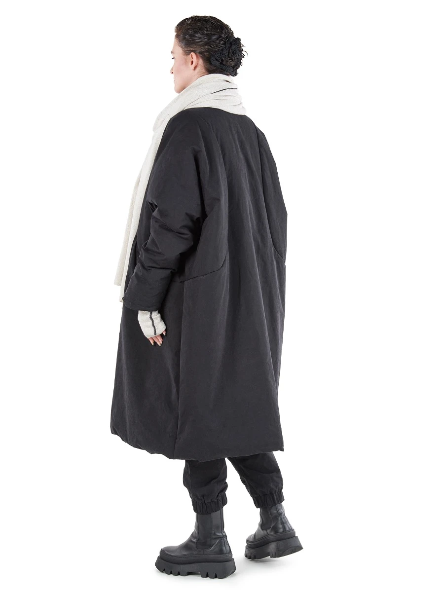 Studiob3, Oversize Wasserabweisender Mantel Corsaro 4 Studiob3, Oversize Wasserabweisender Mantel Corsaro – Bild 2