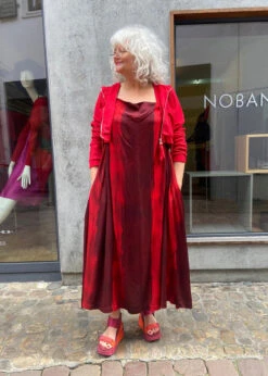 RUNDHOLZ DIP, Langes, ärmelloses Kleid In Edler Batik-Optik 1232190904 -Kleider Geschaft dip 1232190904 1232271105 deltarun big