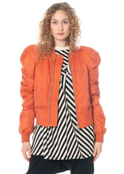 DRKSHDW By Rick Owens, Orange Bomberjacke