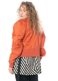 DRKSHDW By Rick Owens, Orange Bomberjacke -Kleider Geschaft ds01b7715 close up 8