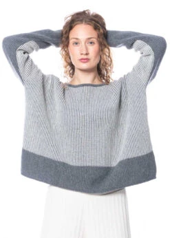 Annette Görtz, Rundhalspullover Edga Mit Recyceltem Kaschmir -Kleider Geschaft edga zebra m