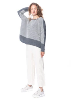 Annette Görtz, Rundhalspullover Edga Mit Recyceltem Kaschmir -Kleider Geschaft edga zebra m 3