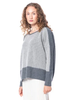 Annette Görtz, Rundhalspullover Edga Mit Recyceltem Kaschmir -Kleider Geschaft edga zebra m 6