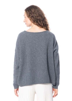 Annette Görtz, Rundhalspullover Edga Mit Recyceltem Kaschmir -Kleider Geschaft edga zebra m 7