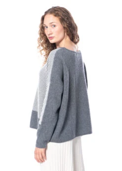 Annette Görtz, Rundhalspullover Edga Mit Recyceltem Kaschmir -Kleider Geschaft edga zebra m 8