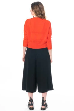 Annette Görtz, Trendige Culotte Fior -Kleider Geschaft fior schwarz hinten