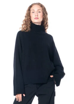 Annette Görtz, Strickpullover Gilt Mit Weiten Ärmeln -Kleider Geschaft gilt black l 6 1