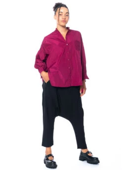 HIGH, Bluse GOSSIP Mit Längerer Rückseite -Kleider Geschaft gossip fuchsia