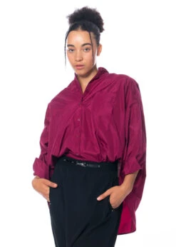 HIGH, Bluse GOSSIP Mit Längerer Rückseite -Kleider Geschaft gossip fuchsia 6