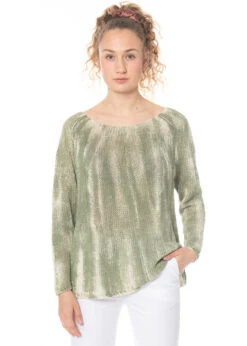 F Cashmere, Seidenpullover Grello 2 Grün