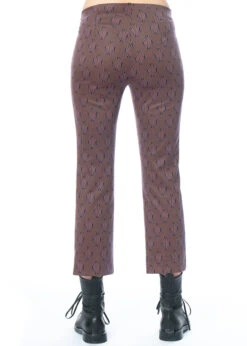 MINX, Verkürzte Hose Mit Grafischem Muster