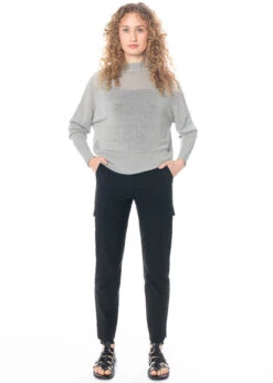 MINX, Cargohose Heidi Mit Schmalem Bein -Kleider Geschaft heldi black