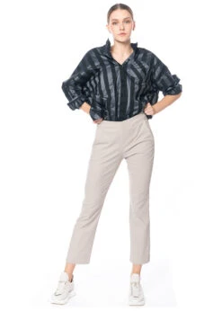 MINX, Verkürzte Hose Hildi -Kleider Geschaft hildi light grey m. gossip