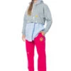 JOSHUAS, Kurzer Kapuzenpullover Mit Smiley -Kleider Geschaft hoodie 10422 grey gr. m m. hose 10427 5