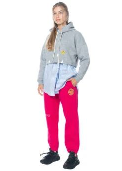 JOSHUAS, Bestickte Jogginghose Mit Smiley