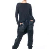 LA HAINE INSIDE US, Hose Mit Aufgesetzten Taschen 4M LW558 -Kleider Geschaft hose 4m lw558 m. jl637 gr. s u. nomad woman 2
