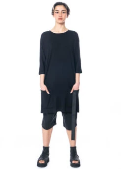 LA HAINE INSIDE US, Kleid Mit Frontalen Eingrifftaschen 4M Nova 14 LA HAINE INSIDE US, Kleid Mit Frontalen Eingrifftaschen 4M Nova -Kleider Geschaft hose faye