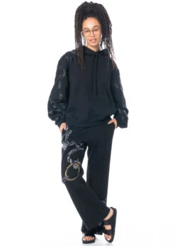 JNBY, Hose Mit Print Und Elastischem Bund -Kleider Geschaft hose schwarz 1