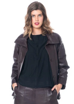 Annette Görtz, Trendige Jacke Hoya Aus 100% Lammleder -Kleider Geschaft hoya 2 1