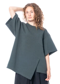 Adidas Y-3, Asymmetrisches Shirt IQ1836 -Kleider Geschaft iq1836 s 7