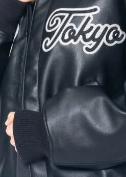 Adidas Y-3, Lederjacke Mit Y-3 Logo IQ2144 -Kleider Geschaft iq2144 in xs