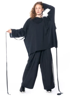 Adidas Y-3, Langarmshirt Mit Binde-Detail IQ2190 -Kleider Geschaft iq2190 22