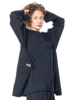 Adidas Y-3, Langarmshirt Mit Binde-Detail IQ2190 -Kleider Geschaft iq2190 23