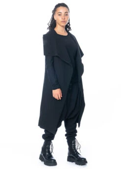 Studiob3, Maßgeschneidertes Gilet Isleen -Kleider Geschaft isleen black m 4