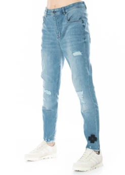 PLUSLAVIE PLÜ, Destroyed Jeans MY USED JEANS -Kleider Geschaft jeans1021 s light b shirt 5015 18