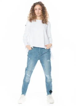 PLUSLAVIE PLÜ, Destroyed Jeans MY USED JEANS -Kleider Geschaft jeans1021 s light b shirt 5015